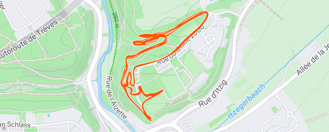 Mappa dell'attività Fahrt am Nachmittag