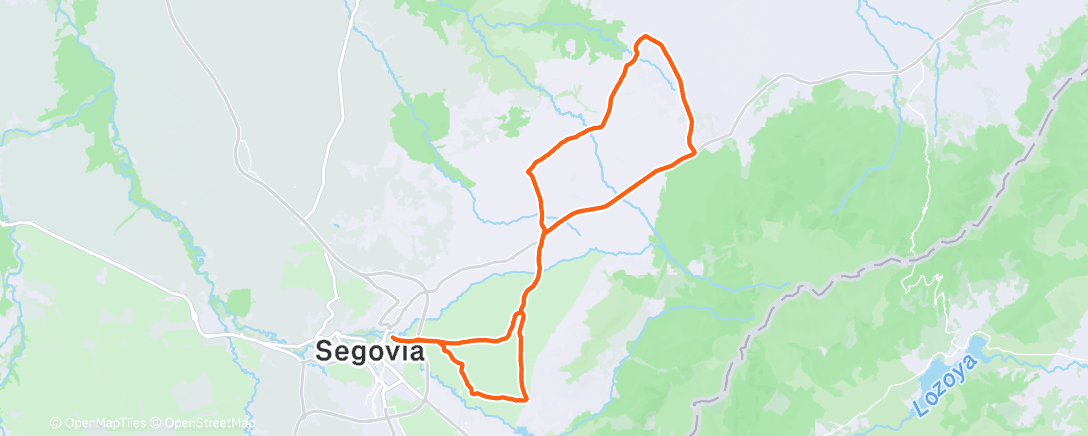 Map of the activity, Sancris/Torre/Soto Basardilla/Palazuelos