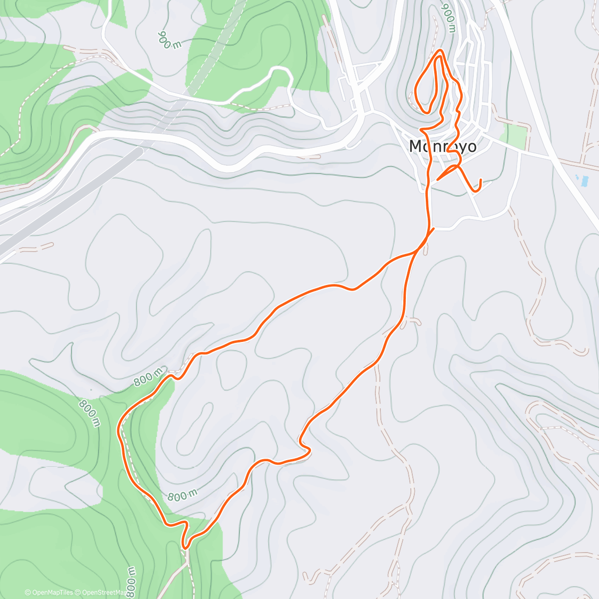 Карта физической активности (🏆San SilvesTrail Monroyo 🥇🥈)