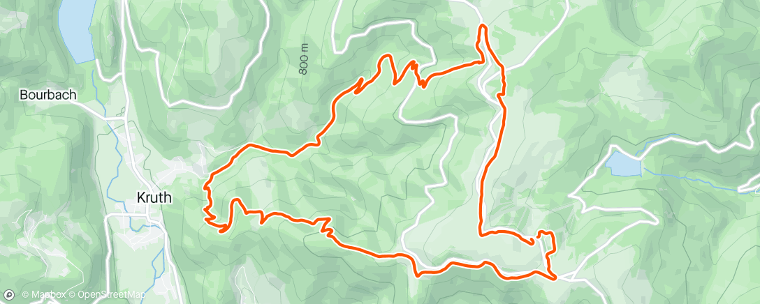 アクティビティ「X-trails du Grand Ballon 🇫🇷」の地図