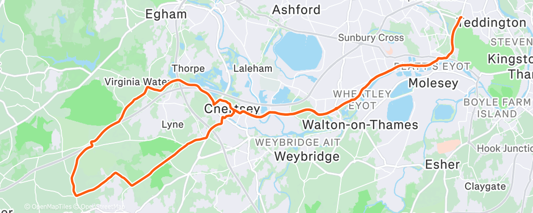 Карта физической активности (Double Longcross - 470/500)