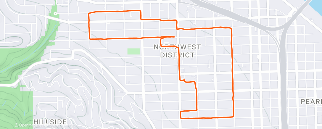 Карта физической активности (Chasing Nevi)