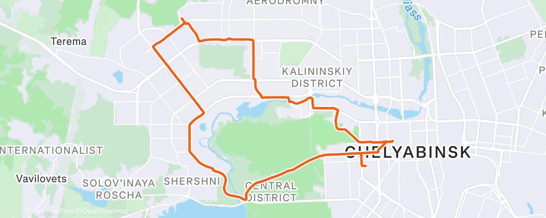 Map of the activity, До Citrus и обратно