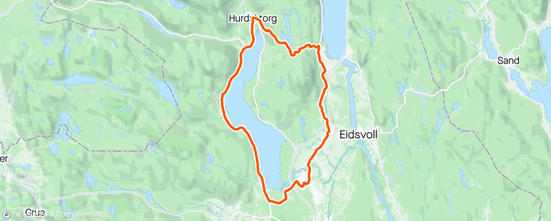 Map of the activity, Tråkking