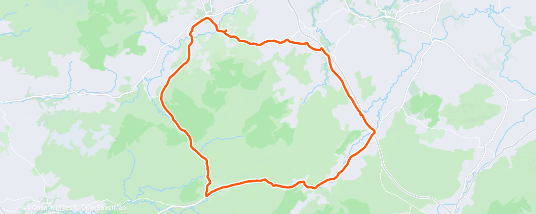 Карта физической активности (Lunch Ride)