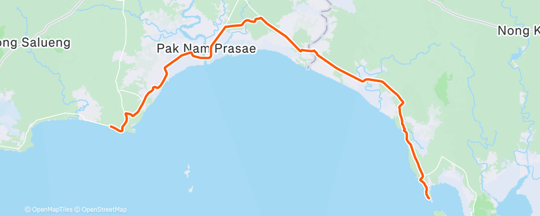 Карта физической активности (Ciao Lao Beach (Tailandia))