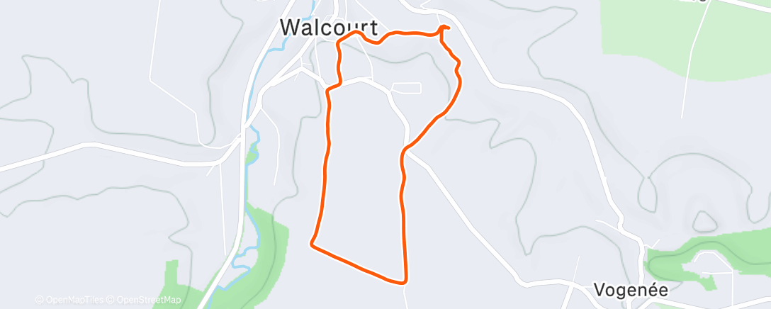 アクティビティ「Marche dans l'après-midi」の地図