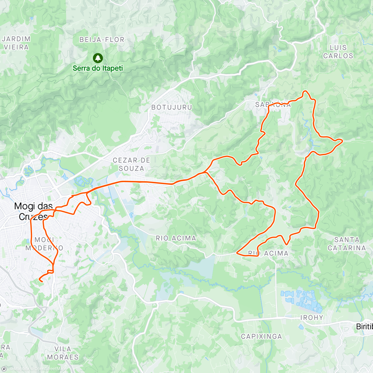 Map of the activity, Zoonoses/Plantação/GV/Cavalo Morto/Placa/Pinheirinho/Sabaúna/Eletrificação