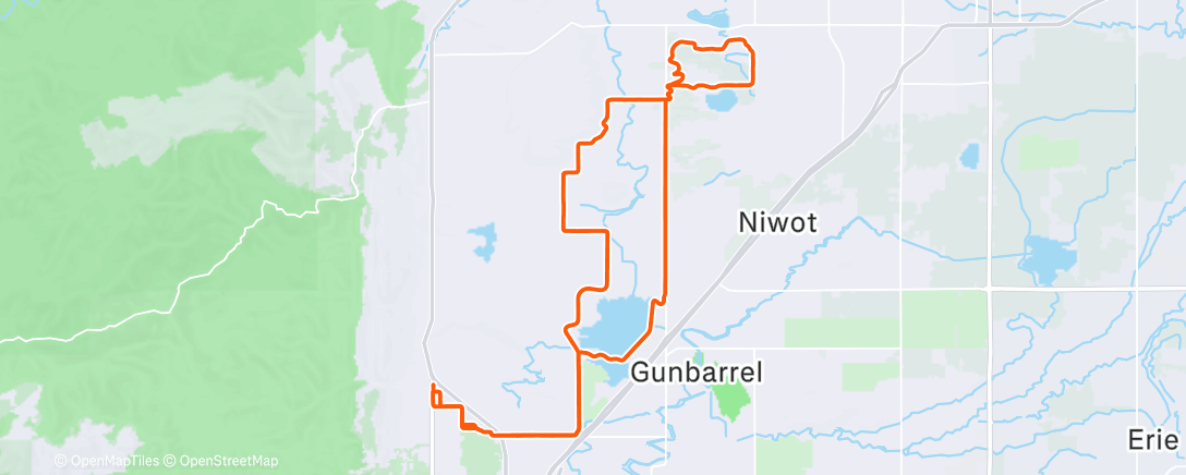 Peta aktivitas, Cycling