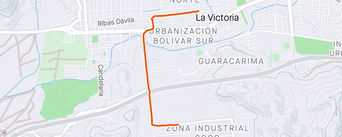 Карта физической активности (Caminata por la tarde)