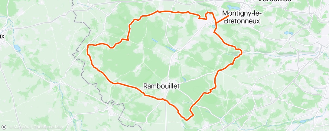 Map of the activity, Sortie vélo VCMB grp 2