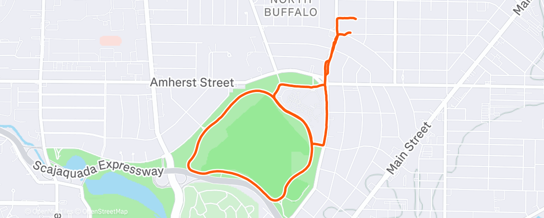 Карта физической активности (Woodbridge Ave)