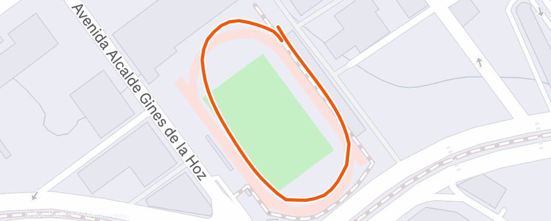 Map of the activity, 400je