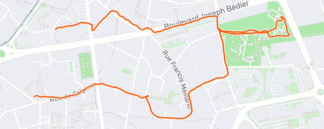 Map of the activity, Reprise effrayante à 96kg
