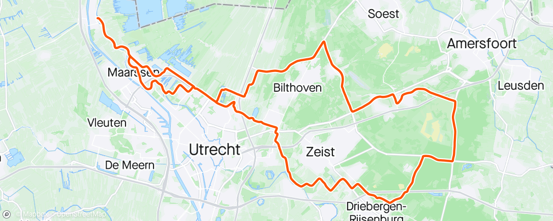 Map of the activity, Tcb Klein Zwitserland