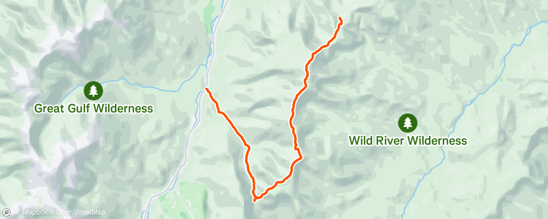 Map of the activity, 19 Mile Brook Trailhead - Imp Shelter