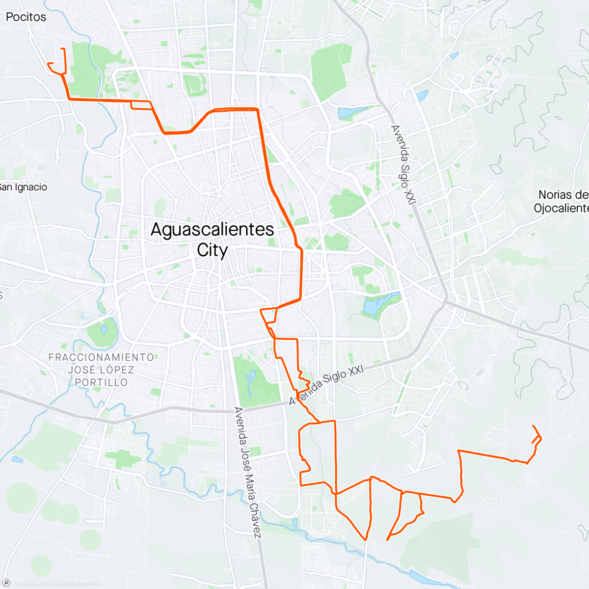 Map of the activity, BCH Morning MTB/Gravel Ride