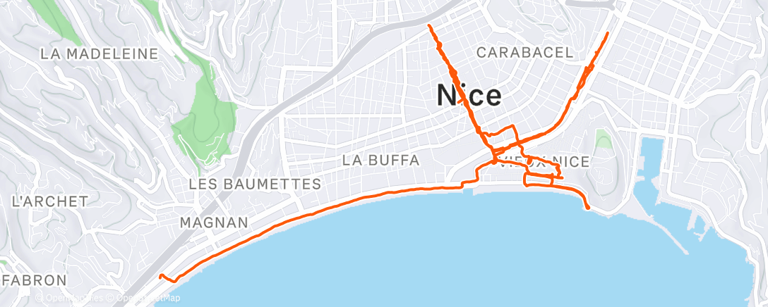 Карта физической активности (Camminata dell'ora di pranzo)