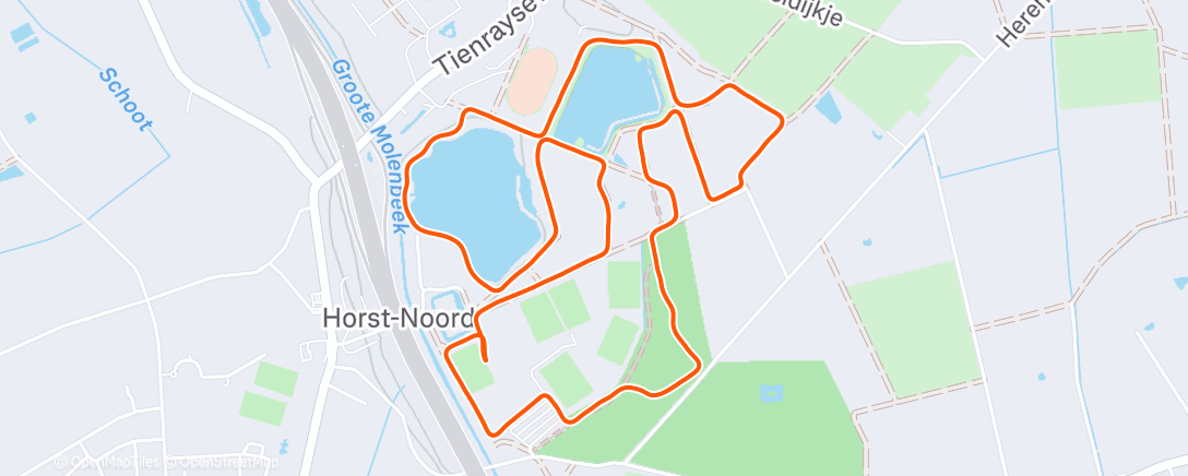 Map of the activity, Kasteelloop