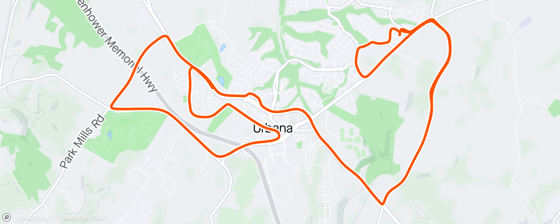 Карта физической активности (Lunch Ride Let's see... realized 5km in that I wasn't wearing a helmet; went back home to get it. Then watch died about 5km from home. Otherwise... perfect.)