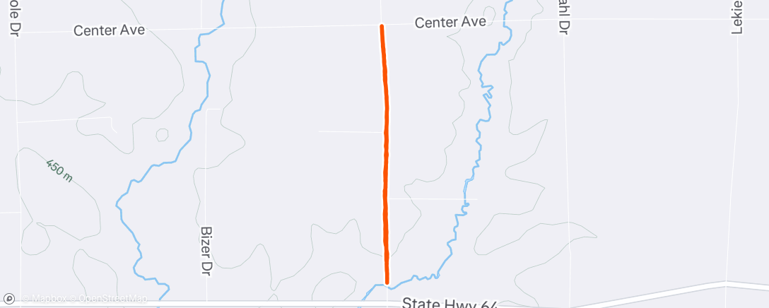 Map of the activity, Lunch Walk
