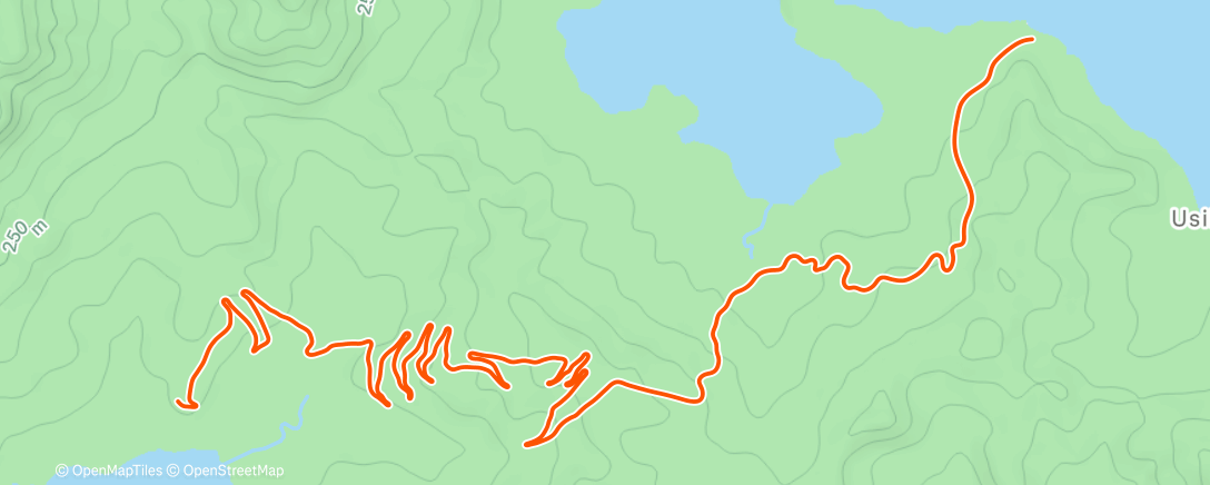 Map of the activity, Zwift - Road to Sky in Watopia