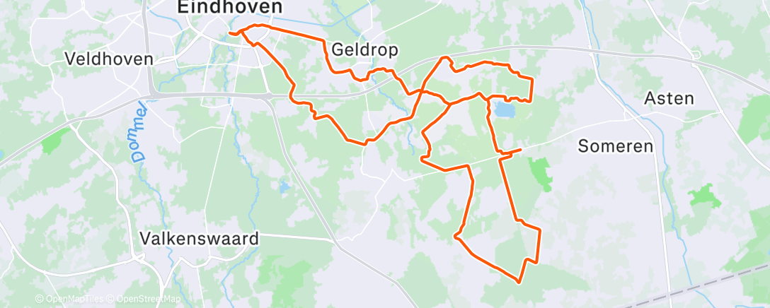 Карта физической активности (What A Beautiful Ride)