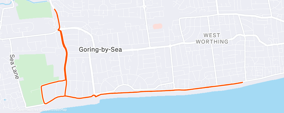 Карта физической активности (Morning Run)