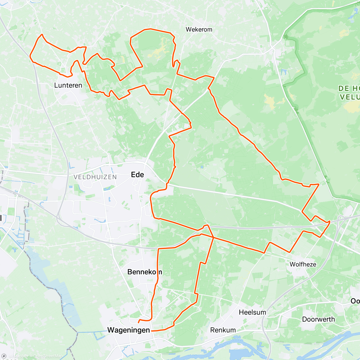 Map of the activity, Gravel with Oscar :)