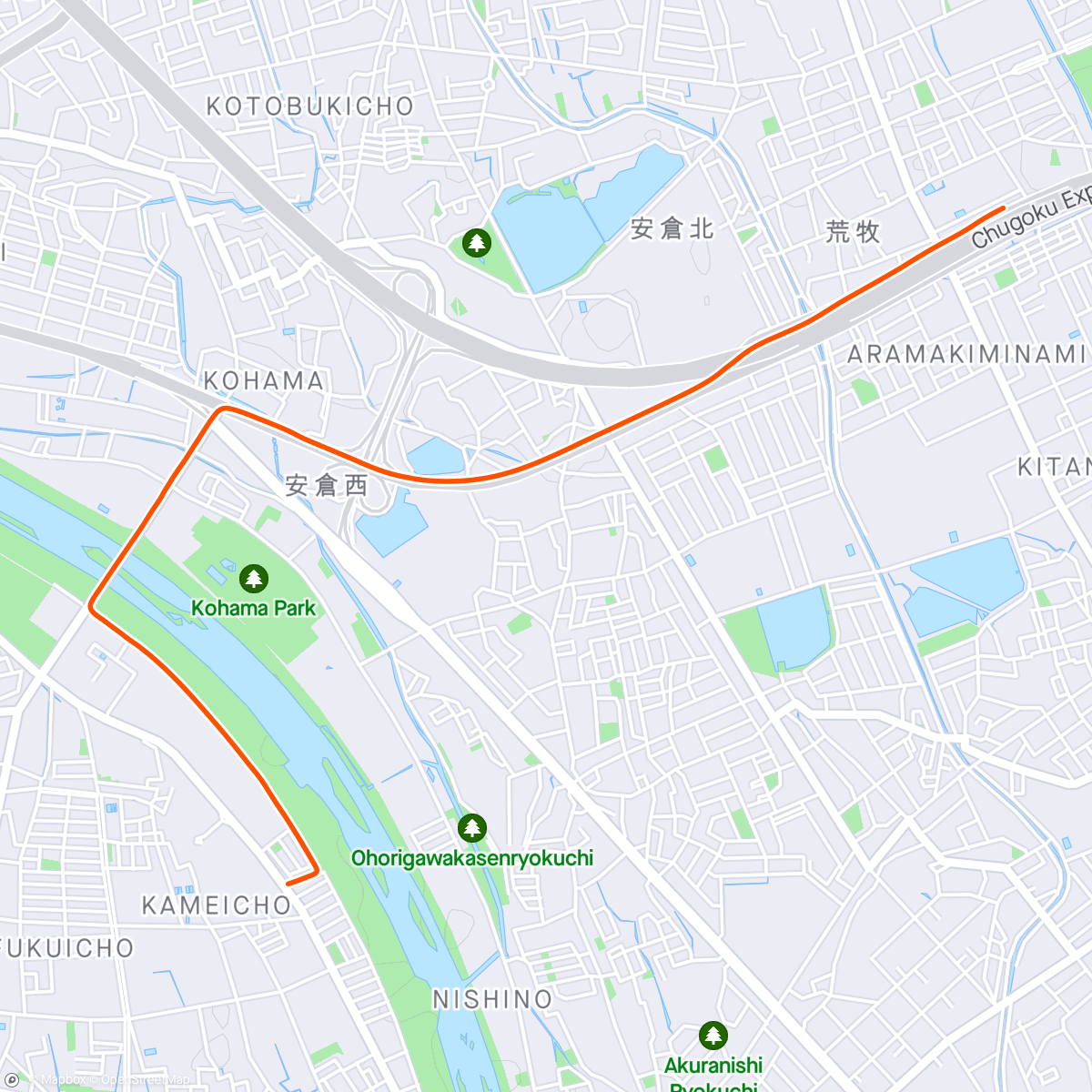 Map of the activity, かえり