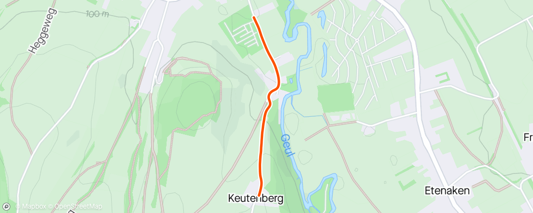 Map of the activity, FulGaz - Keutenberg Loop
