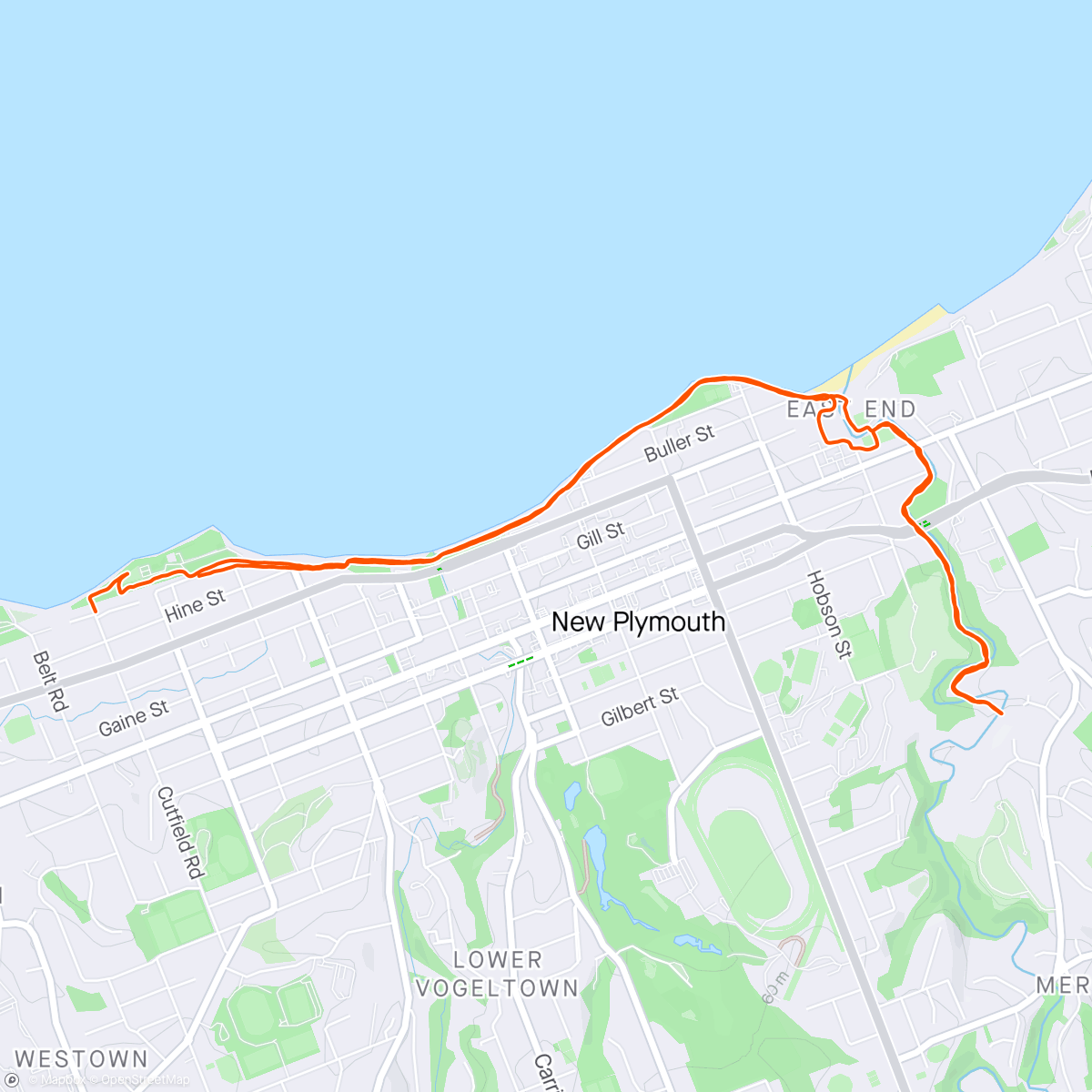 Map of the activity, With Anja (she biking)