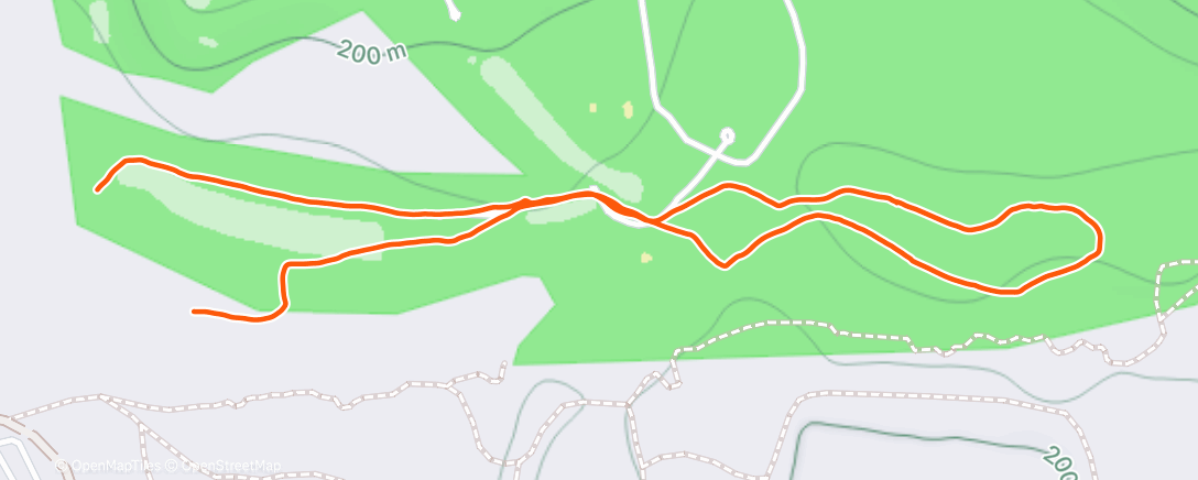 Map of the activity, Afternoon Nordic Ski