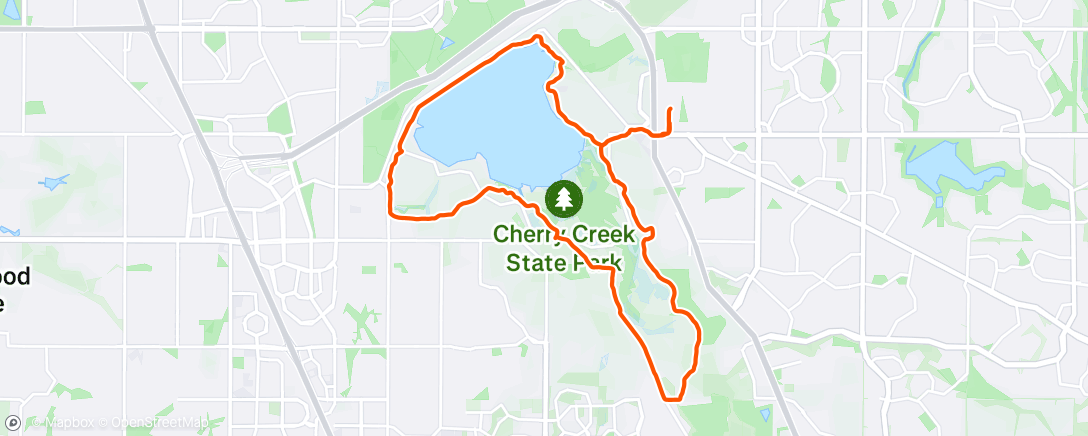 Map of the activity, 34 for the weekend