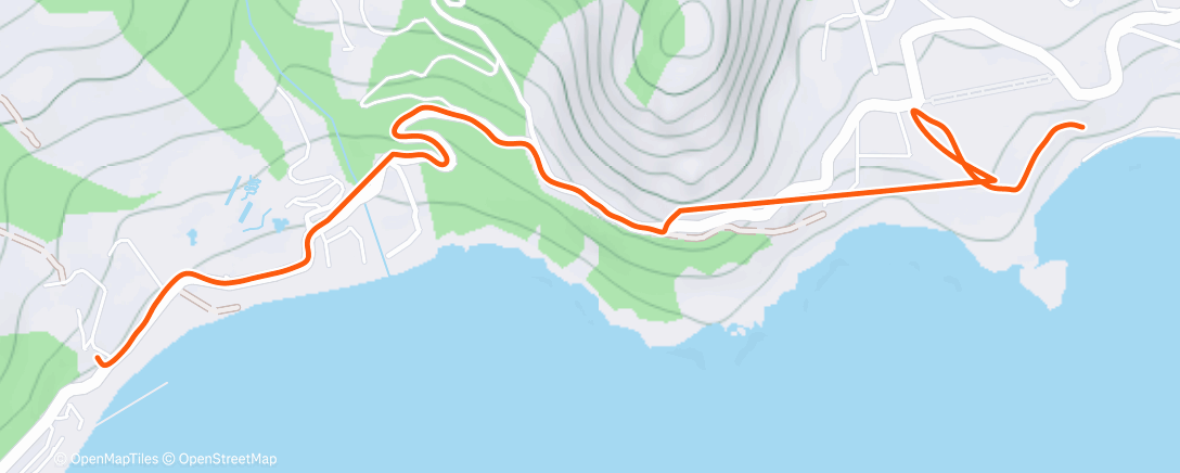 Карта физической активности (Вечерний забег)