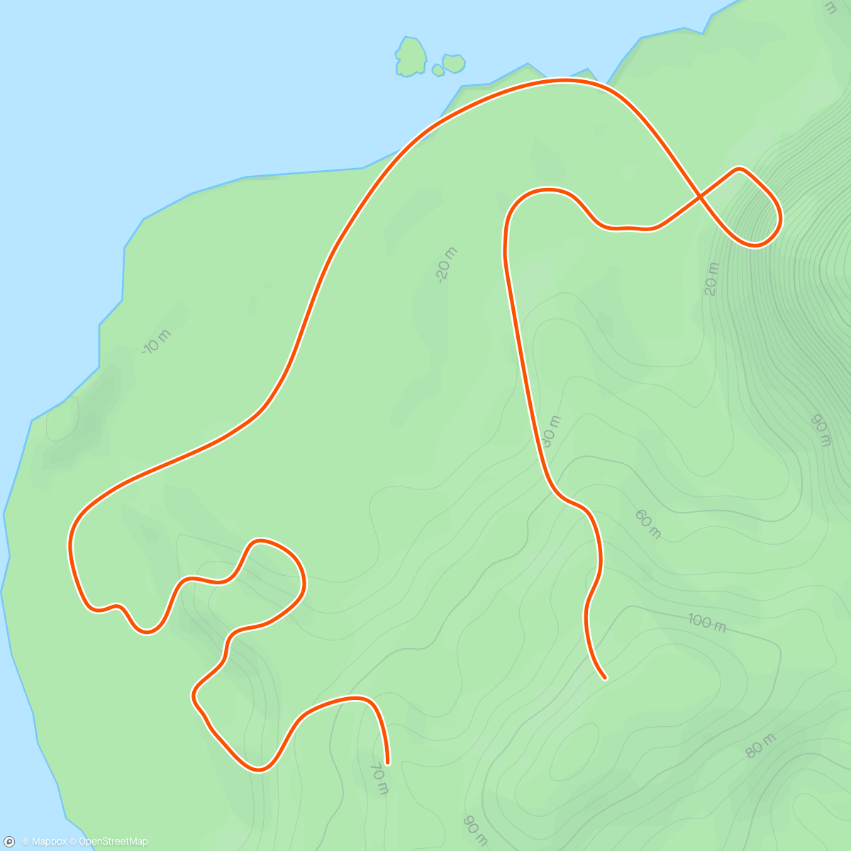 Map of the activity, Zwift - That's Amore in Watopia
