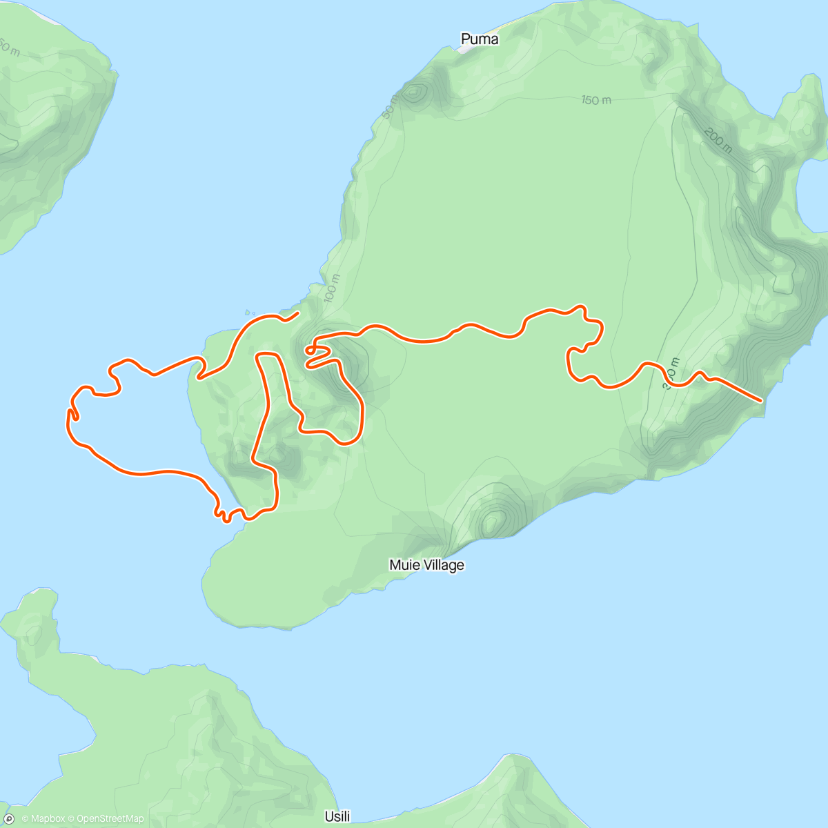 Map of the activity, Zwift - Group Ride: TBR Power Up (D) on The Magnificent 8 in Watopia