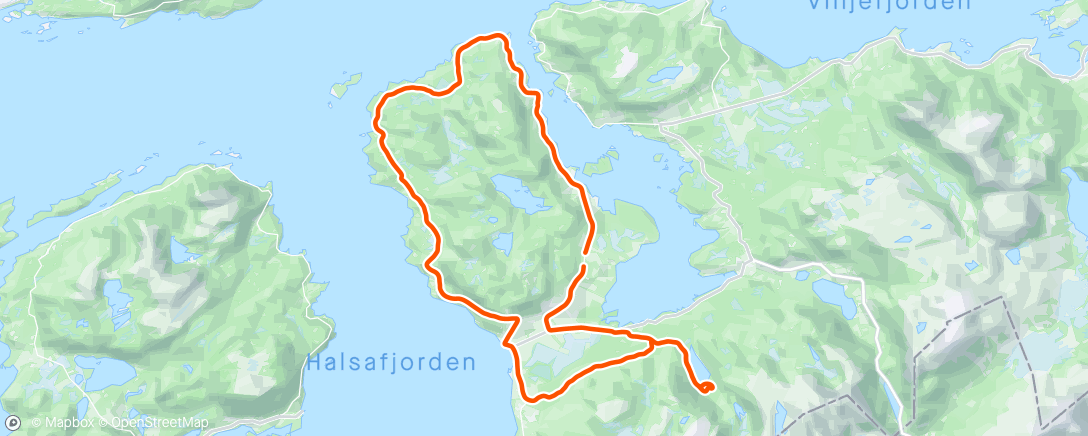 Mappa dell'attività Rundt om Halsa