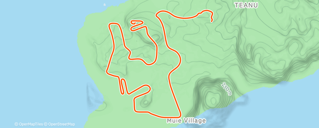 Map of the activity, Watopia