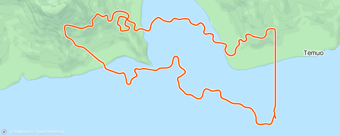 Map of the activity, Zwift - Race: FZR Masters Race (B) on Coastal Crown Loop in Watopia