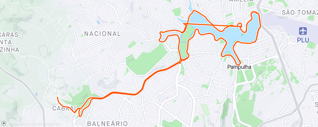 Map of the activity, Double Vuelta in Pamps
