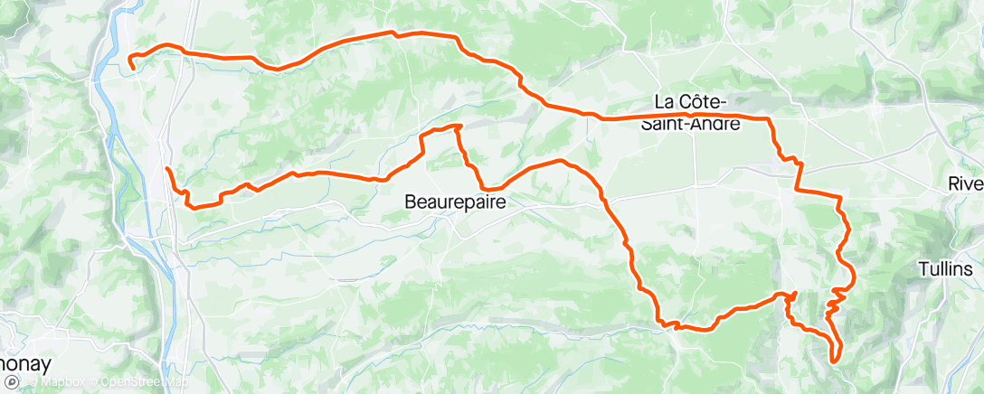 Map of the activity, 4. Etapa Alpes Isere