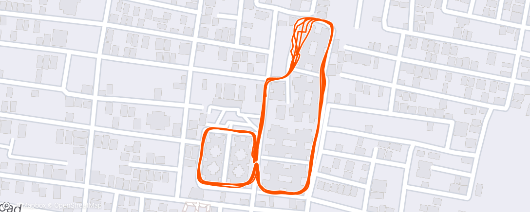 Map of the activity, Morning Easy Run