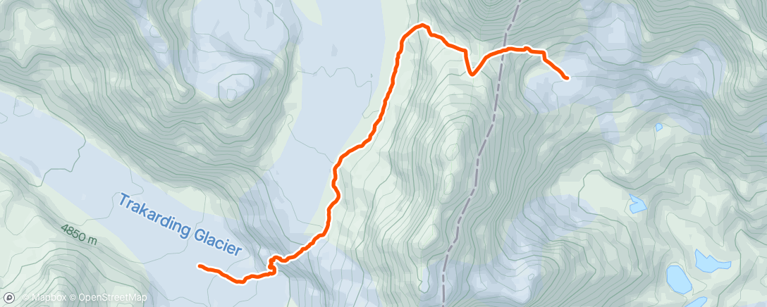 Map of the activity, J16 RT: Tashi Labsta Pass (5800m)
