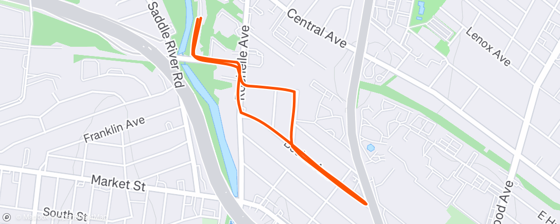 Карта физической активности (Morning Run)