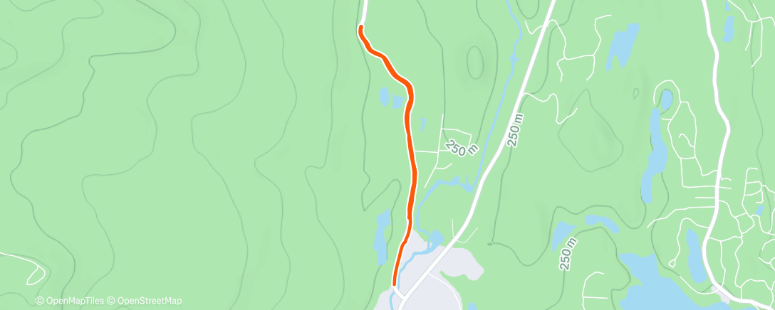 Map of the activity, Marche le matin