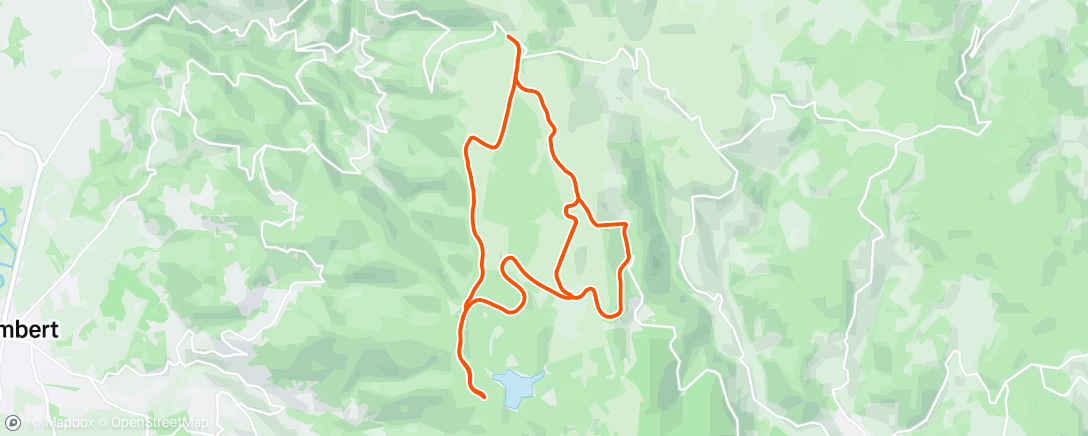 活动地图，Ski nordique dans l'après-midi