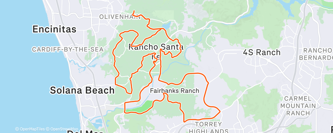 Map of the activity, Took the 3:30 to Sahn Diahgo