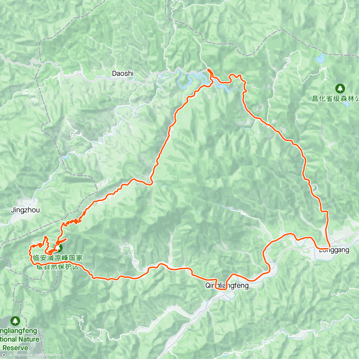 Map of the activity, 爬山就是开心