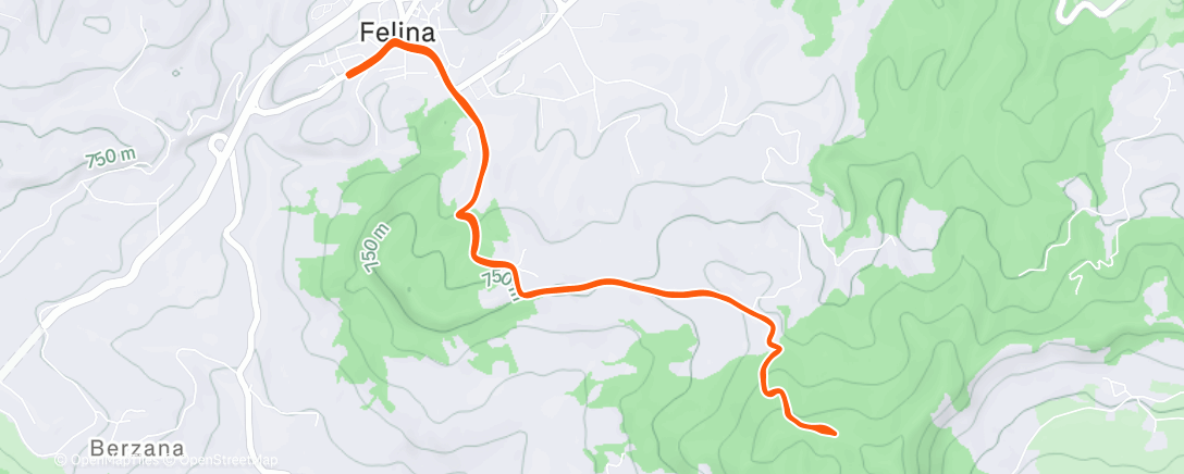 Map of the activity, Snow Fosola ❄️🪑🐌